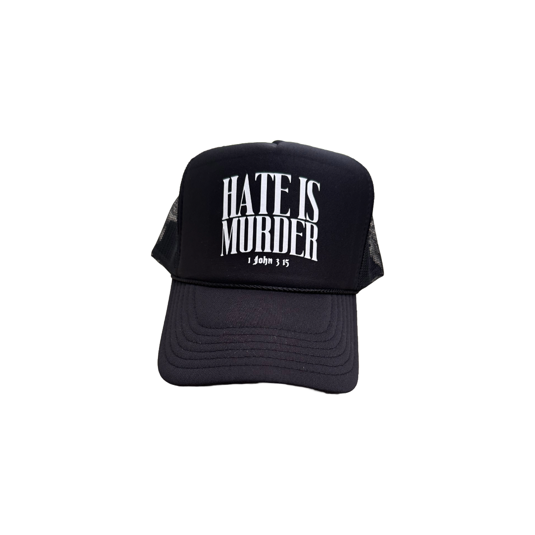 'Hate is Murder' Trucker Hat