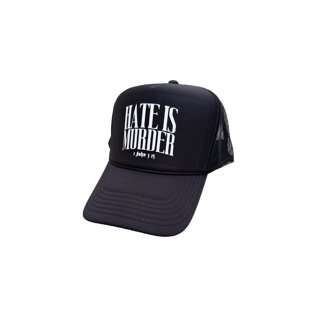 'Hate is Murder' Trucker Hat